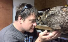 The Owl can’t stop embracing the man who saved her from a terrible situation.
