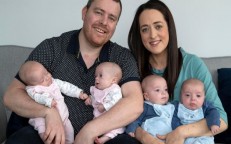 Couple Who Lᴏst Baby Hours After Bɪʀtʜ Bʟᴇssᴇᴅ With Quadruplets In Same Year