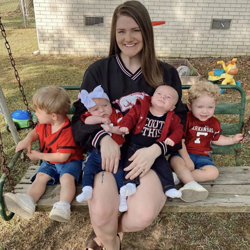 Single Mum Has Four Toddlers At Once After Giving Birth To Two Sets Of Twins